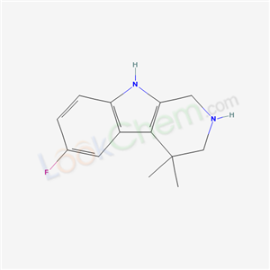 13608-14-5,6-fluoro-4,4-dimethyl-2,3,4,9-tetrahydro-1H-beta-carboline,