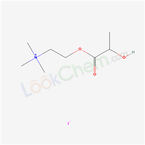 2-[(2-hydroxypropanoyl)oxy]-N,N,N-trimethylethanaminium iodide