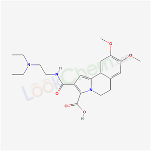 17606-23-4,2-{[2-(diethylamino)ethyl]carbamoyl}-8,9-dimethoxy-5,6-dihydropyrrolo[2,1-a]isoquinoline-3-carboxylic acid,