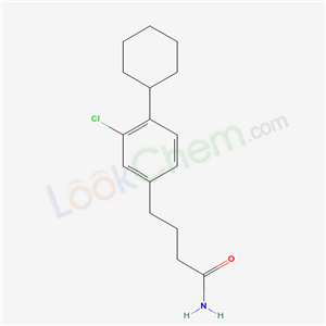 32808-72-3,4-(3-chloro-4-cyclohexylphenyl)butanamide,