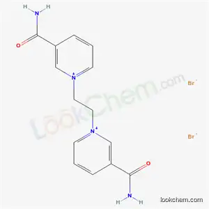 Molecular Structure of 19293-83-5 (1-[2-(5-carbamoylpyridin-1-yl)ethyl]pyridine-5-carboxamide dibromide)