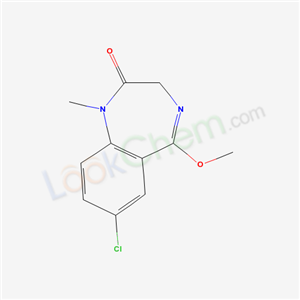 20430-80-2,7-chloro-5-methoxy-1-methyl-1,3-dihydro-2H-1,4-benzodiazepin-2-one,