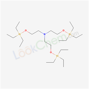 20467-10-1,3,3,11,11-Tetraethyl-7-[2-(triethylsiloxy)ethyl]-4,10-dioxa-7-aza-3,11-disilatridecane,