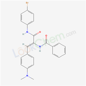 5302-11-4,N-{(1Z)-3-[(4-bromophenyl)amino]-1-[4-(dimethylamino)phenyl]-3-oxoprop-1-en-2-yl}benzamide,