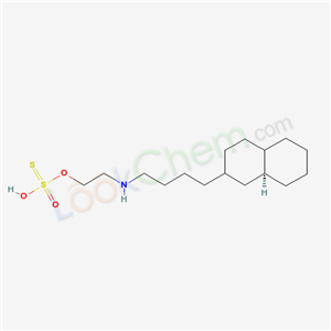 21209-19-8,2-[4-(Decahydronaphthalen-2-yl)butyl]aminoethanethiol sulfate,