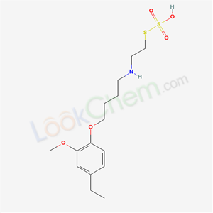 21220-76-8,2-[4-(4-Ethyl-2-methoxyphenoxy)butyl]aminoethanethiol sulfate,