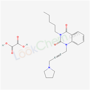 23905-29-5,3-pentyl-1-[4-(pyrrolidin-1-yl)but-2-yn-1-yl]quinazoline-2,4(1H,3H)-dione ethanedioate (1:1),