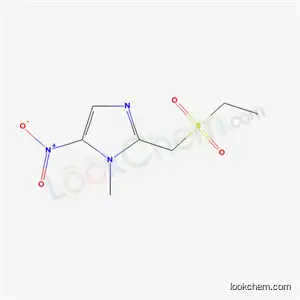 Molecular Structure of 34970-53-1 (2-[(ethylsulfonyl)methyl]-1-methyl-5-nitro-1H-imidazole)