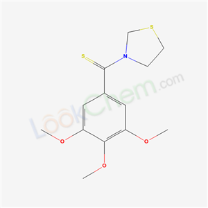 35720-95-7,1,3-thiazolidin-3-yl(3,4,5-trimethoxyphenyl)methanethione,