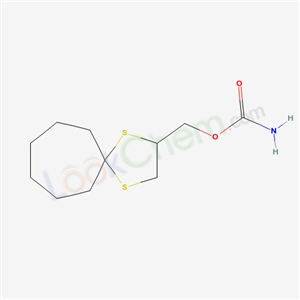 35801-65-1,1,4-dithiaspiro[4.6]undec-2-ylmethyl carbamate,