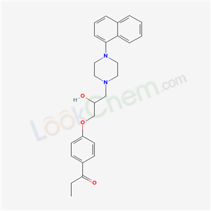 36115-89-6,1-(4-{2-hydroxy-3-[4-(naphthalen-1-yl)piperazin-1-yl]propoxy}phenyl)propan-1-one,