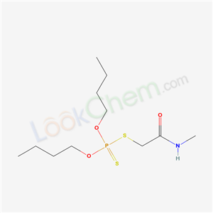 37744-86-8,O,O-dibutyl S-[2-(methylamino)-2-oxoethyl] phosphorodithioate,