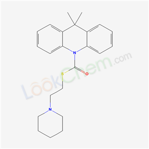 38025-48-8,10(9H)-Acridinecarbothioic acid, 9,9-dimethyl-, S-(2-(1-piperidinyl)et hyl) ester,1-(4,5-diphenyl-1,3-oxazol-2-yl)-n-methylmethanamine hydrochloride(1:1);4,5-Diphenyl-2-((methylamino)methyl)oxazole monohydrochloride;Oxazole,4,5-diphenyl-2-((methylamino)methyl)-,monohydrochloride;