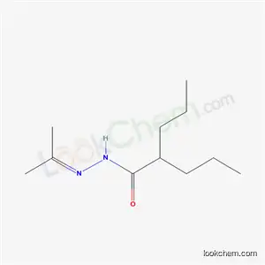 Molecular Structure of 38068-35-8 (N-(propan-2-ylideneamino)-2-propyl-pentanamide)