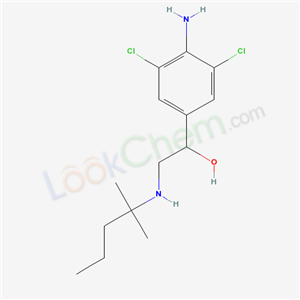 1-(4-amino-3,5-dichlorophenyl)-2-[(2-methylpentan-2-yl)amino]ethanol
