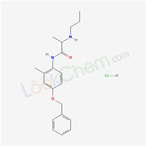 39495-26-6,N-[4-(benzyloxy)-2-methylphenyl]-N~2~-propylalaninamide hydrochloride (1:1),