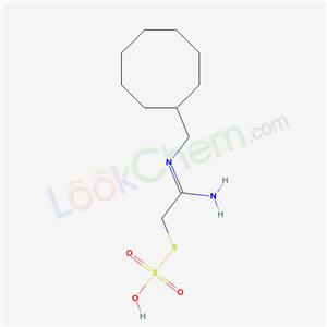 40283-64-5,Thiosulfuric acid hydrogen S-[2-[(cyclooctylmethyl)amino]-2-iminoethyl] ester,Thiosulfuric acid hydrogen S-[2-[(cyclooctylmethyl)amino]-2-iminoethyl] ester;