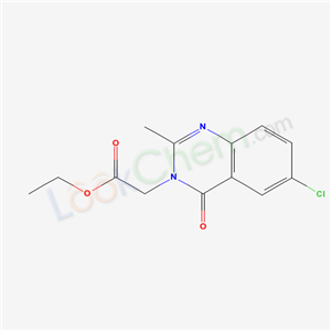 40889-45-0,ethyl (6-chloro-2-methyl-4-oxoquinazolin-3(4H)-yl)acetate,(6-Chloro-2-methyl-4-oxo-4H-quinazolin-3-yl)-acetic acid ethyl ester;