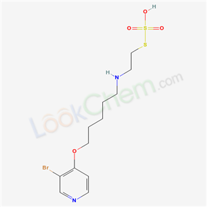 41287-18-7,Thiosulfuric acid S-[2-[[5-[(3-bromo-4-pyridyl)oxy]pentyl]amino]ethyl] ester,