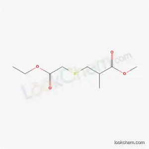 Molecular Structure of 5331-11-3 (methyl 3-[(2-ethoxy-2-oxoethyl)sulfanyl]-2-methylpropanoate)