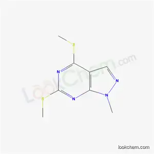 Molecular Structure of 70011-76-6 (1-methyl-4,6-bis(methylsulfanyl)-1H-pyrazolo[3,4-d]pyrimidine)