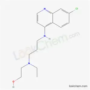 Molecular Structure of 5418-56-4 (2-[{3-[(7-chloroquinolin-4-yl)amino]propyl}(ethyl)amino]ethanol)