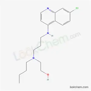 Molecular Structure of 5418-58-6 (2-(butyl{3-[(7-chloroquinolin-4-yl)amino]propyl}amino)ethanol)