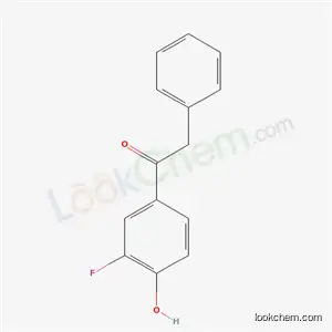 Molecular Structure of 347-60-4 (1-(3-fluoro-4-hydroxyphenyl)-2-phenylethanone)