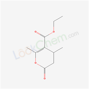 5450-21-5,ethyl 4,6-dimethyl-2-oxo-3,4-dihydro-2H-pyran-5-carboxylate,