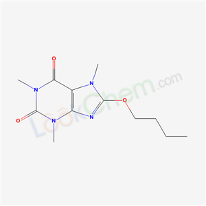 2099-74-3,8-butoxy-1,3,7-trimethyl-3,7-dihydro-1H-purine-2,6-dione,