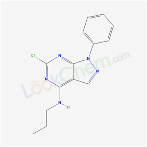 6289-09-4,6-chloro-1-phenyl-N-propyl-1H-pyrazolo[3,4-d]pyrimidin-4-amine,