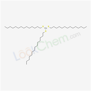 7148-21-2,antimony(3+) tritetradecane-1-thiolate,