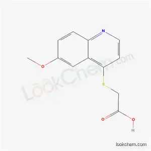 Molecular Structure of 5450-23-7 ([(6-methoxyquinolin-4-yl)sulfanyl]acetic acid)