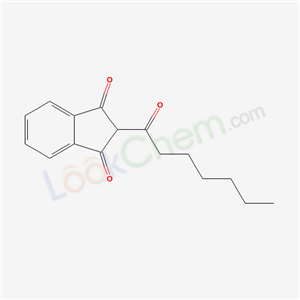 5426-12-0,2-heptanoyl-1H-indene-1,3(2H)-dione,