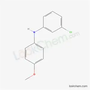Molecular Structure of 53595-98-5 (3-chloro-N-(4-methoxyphenyl)aniline)