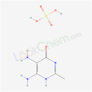 5442-02-4,5,6-diamino-2-methylpyrimidin-4(1H)-one sulfate (1:1),