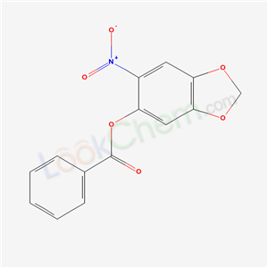 6316-25-2,6-nitro-1,3-benzodioxol-5-yl benzoate,