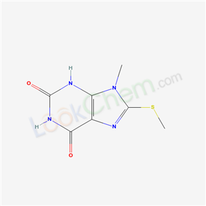 40848-30-4,9-methyl-8-(methylsulfanyl)-3,9-dihydro-1H-purine-2,6-dione,