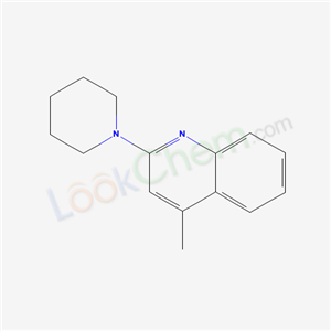 5465-86-1,4-Methyl-2-(1-piperidinyl)-quinoline,4-methyl-2-piperidylquinoline;4-methyl-2-(piperidin-1-yl)quinoline;2-Piperidino-4-methyl-chinolin;ML204;4-Methyl-2-(1-piperidinyl)-quinoline;2-Piperidino-lepidin;