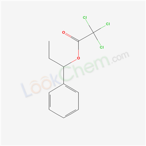 1-phenylpropyl 2,2,2-trichloroacetate cas  20306-12-1