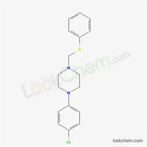 Molecular Structure of 5472-80-0 (1-(4-chlorophenyl)-4-[(phenylsulfanyl)methyl]piperazine)