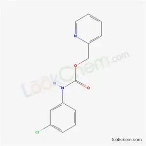 Molecular Structure of 21780-36-9 (pyridin-2-ylmethyl (3-chlorophenyl)carbamate)