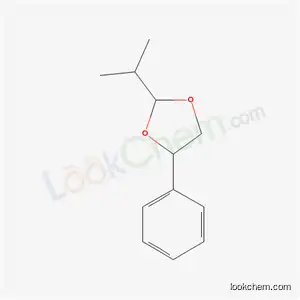 Molecular Structure of 55668-34-3 (iso-Butyl aldehyde-1-phenyl-1,2-ethanediol acetal)