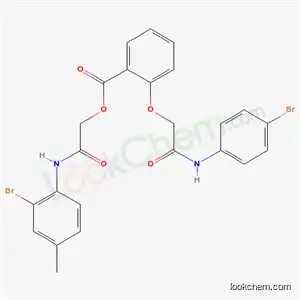 2-({2-[2-(4-Bromoanilino)-2-oxoethoxy]benzoyl}oxy)-N-(2-bromo-4-methylphenyl)ethanimidic acid
