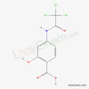 2-Hydroxy-4-[(trichloroacetyl)amino]benzoic acid