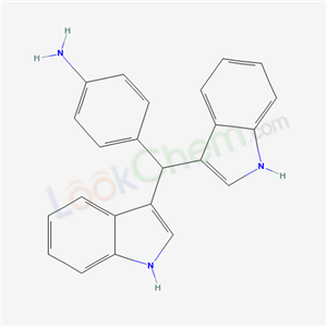 6340-90-5,4-(di-1H-indol-3-ylmethyl)aniline,