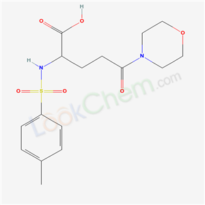 6635-97-8,2-{[(4-methylphenyl)sulfonyl]amino}-5-(morpholin-4-yl)-5-oxopentanoic acid,