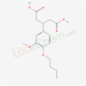 3-(4-butoxy-3-methoxy-phenyl)pentanedioic acid
