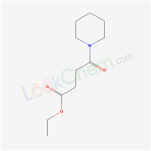 6942-15-0,ethyl 4-oxo-4-(piperidin-1-yl)butanoate,