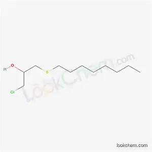 Molecular Structure of 4542-56-7 (1-chloro-3-(octylsulfanyl)propan-2-ol)